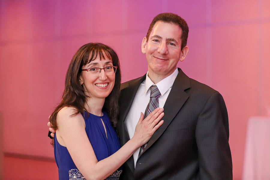 Vittoria and Michael pose during their daughter's bat mitzvah party in Ottawa.