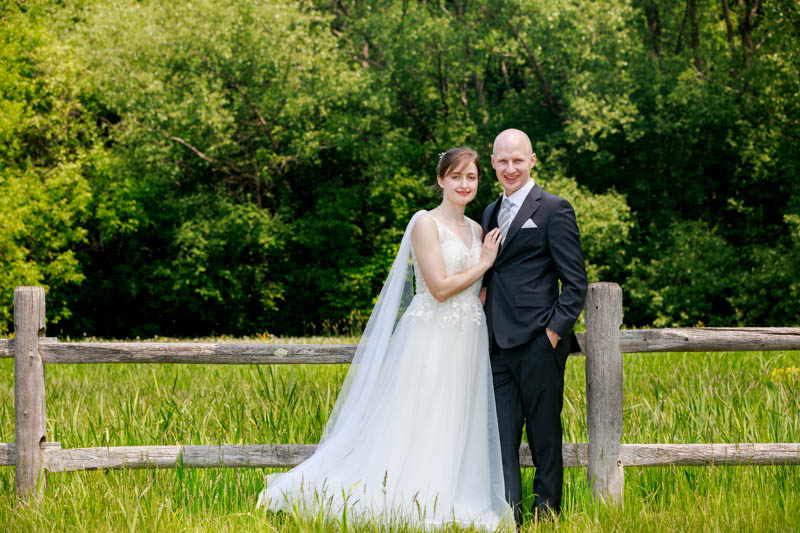Alice & Maguesa wedding portrait at Chateau Cartier golf course